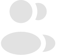 Icon: two people, light grey, solid and rounded.