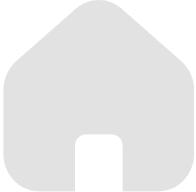 Icon: a house, light grey, solid and rounded.